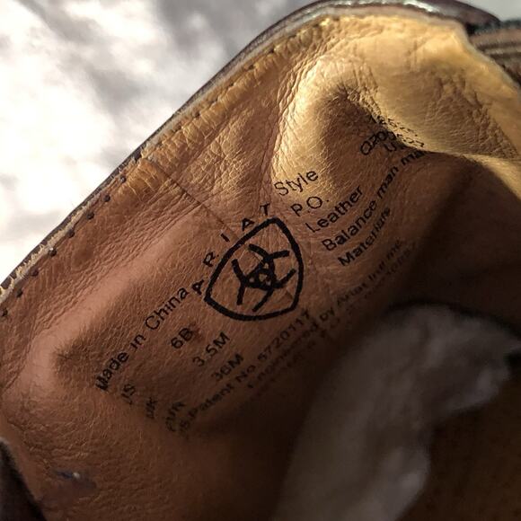 Ariat Western Style Ankle Boots with Buckle Size Women's Size 6B Coast Cowgirl - Picture 10 of 13